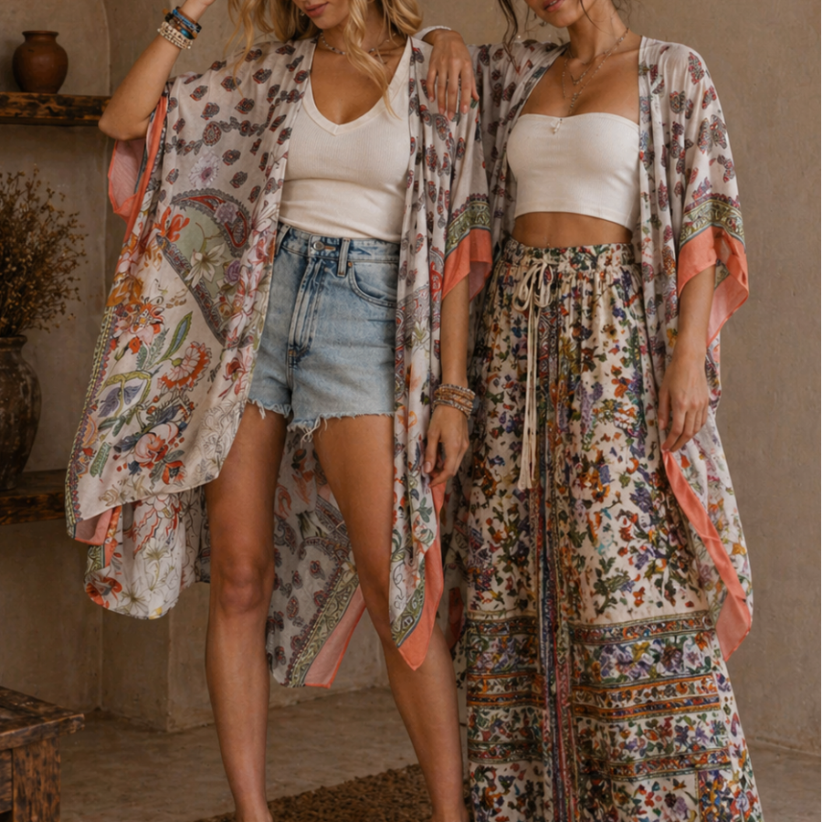 Bellflower Kimono